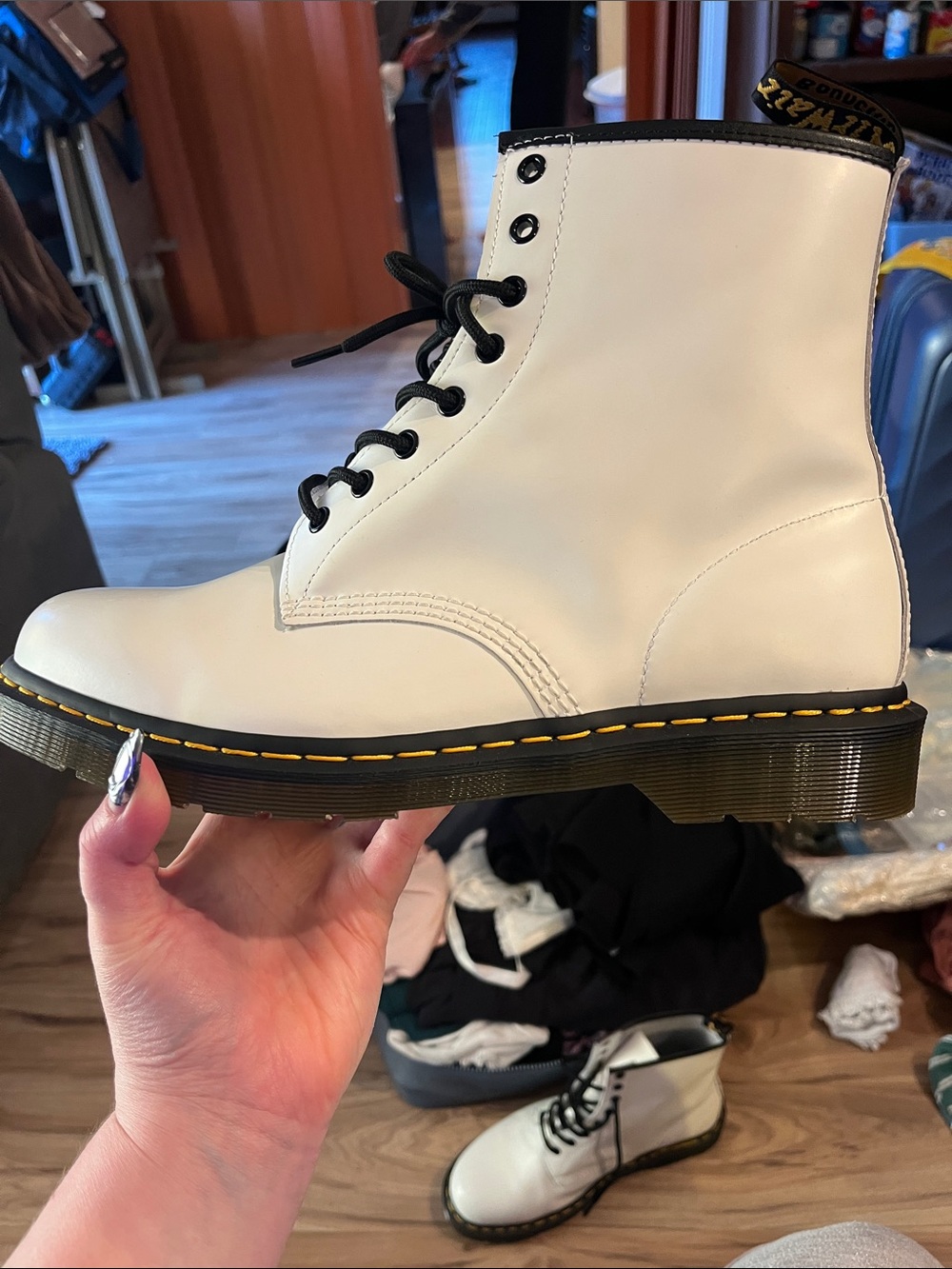 Dr. Martens Leather Lace-Up Boots